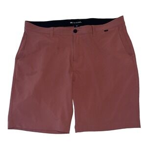 Travis Mathew Shorts 40 Rose Golf Athletic Men's Khaki Chino Stretch